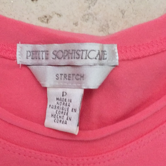 Coral Petite Sophisticate Dragonfly Sequin shirt - Picture 3 of 4